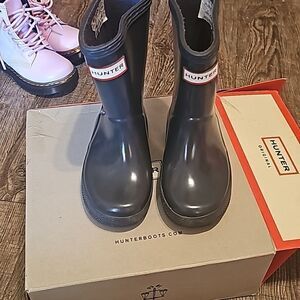 Toddler hunter boots black/grey